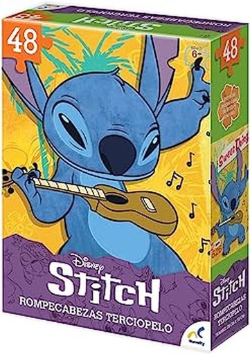 [PIJCA3096] Rompecabezas de terciopelo Disney Stitch 100 Pzs 6a+