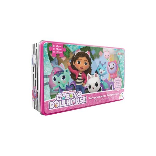 [PIJCA4151] Rompecabezas Panoramico 172 Pzs de la Casa de Muñecas de Gabby 3a+