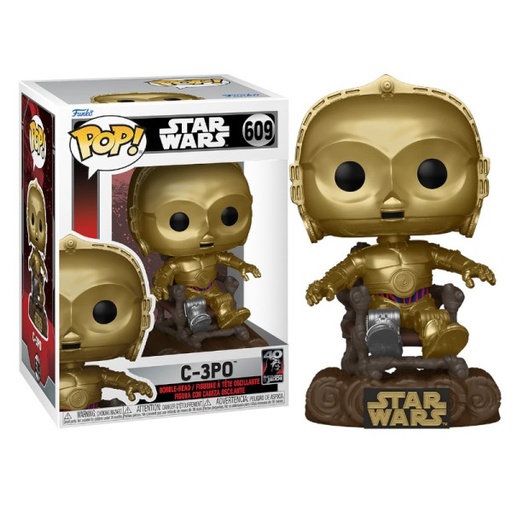 [FK70744] Figura Funko Pop! Star Wars (609) C3PO 3a+