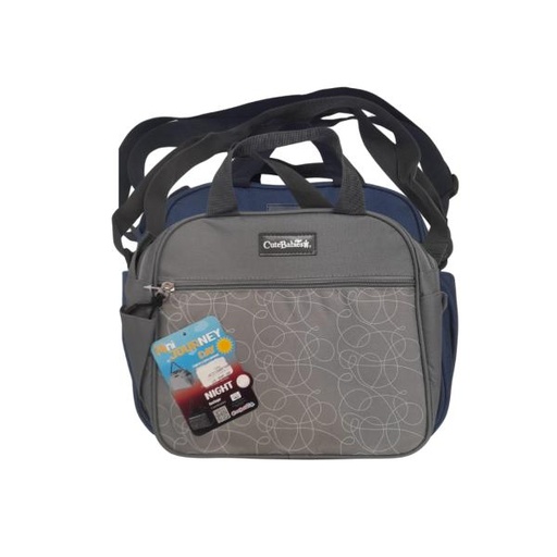 [AC21800748] Pañalera Mini con Cambiador Gris (007489)