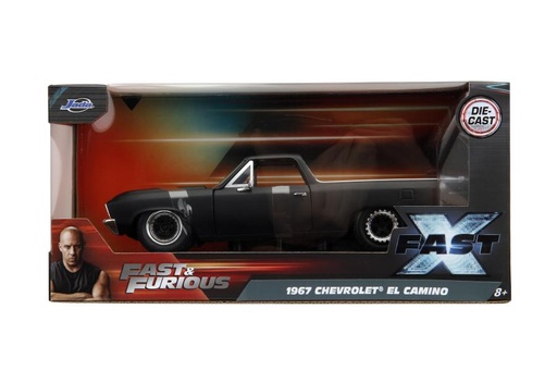 [JA34413] Carro Rápidos y Furiosos Chevrolet El Camino 1967 Esc:1:24 8a+