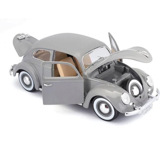 [MB1812029G] Carro Volkswagen Kafer Beetle 1955 Gris Esc:1:18 3a+ (002689)