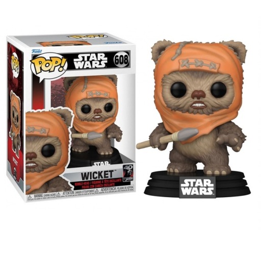 [FK70745] Figura Funko Pop!: Star Wars (608) Wicket 3a+