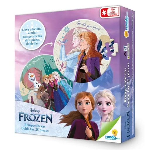[RN12378] Rompecabezas Disney Frozen 25Pzs 4a+