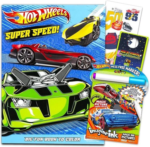 [ES61015] Hot Wheels Set de Libros de Actividades de 3a+