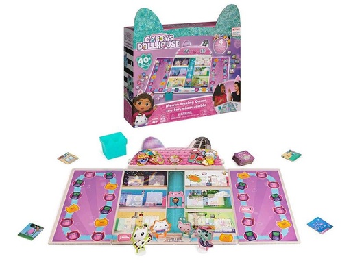 [BT6065769] Boing Toys Games - Juego de Mesa Gabby`s Dollhouse Miau Sombroso 4a+