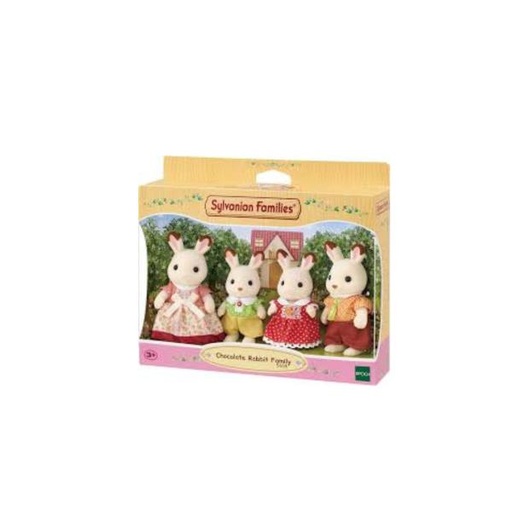 [EH05655] Familias Sylvanianas Familias de Conejo de Chocolate 3a+ "Ternurines"