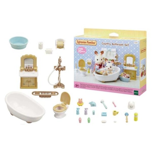[EH05286] Familias Sylvanianas Juego de Baño Campestre 3a+ "Ternurines"