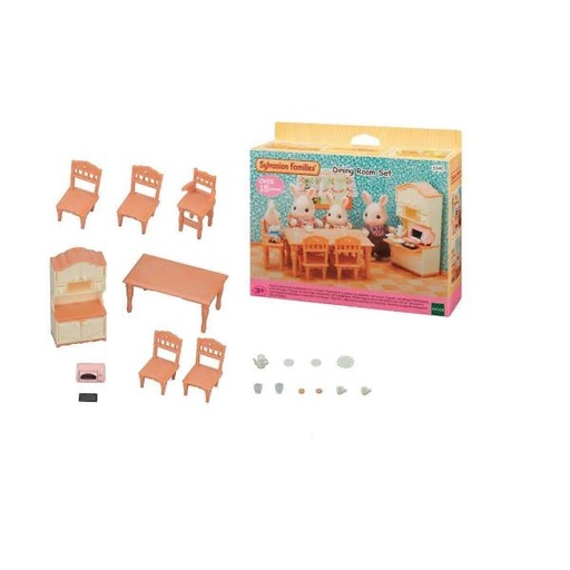 [EH05340] Familias Sylvanianas Set de Juego de Comedor 3a+ "Ternurines"