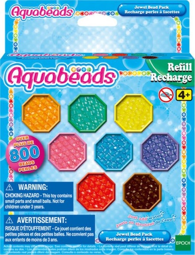 [EH31520] Paquete  de Cuentas de Agua Forma de Gemas  para Recarga 800Pzs 4a+