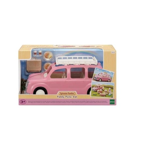 [EH05535] Familias Sylvanian Furgoneta de Picnic Familiar 3a+