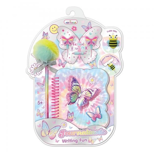 [HF610TB] Diario de Mariposa con Audífonos 5a+