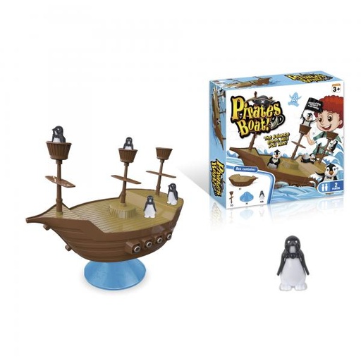 [KT5057] Juego de Mesa Pirates Boat 23pzs 3a+