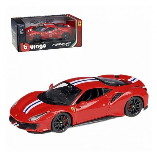[MB1826026] Carro Ferrari 488 Pista Rojo R&P Esc:1:24 3a+(260263)