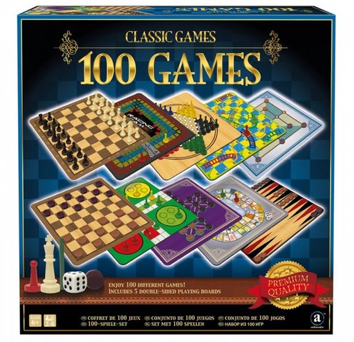 [NN8168] Juego de Mesa Set de 100 Juegos
