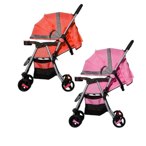 [FDAH290R] Coche para Bebé Rosado 15Kg Max (444538)