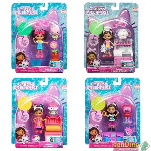 [BT6067360] Set de Figuras de la Casa de Muñecas de Gabby 3a+ ( Surtido de 3 Se Venden por Separado )