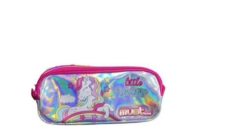 [DK585499] Cartuchera Must Energy 21X6X9 cm 2 Cremalleras. Little Unicorn