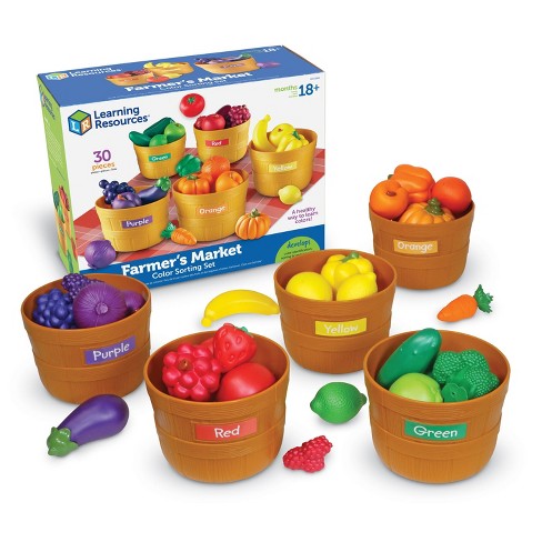 [LER3060] Juego de Aprendizaje Set de Clasificacion de Frutas y Verduras 18m+ (COPIA)