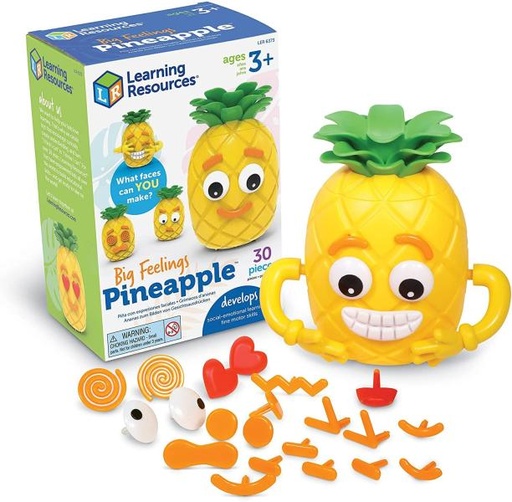 [LER6373] Juego de Aprendizaje Piña de Grandes Sentimientos 30Pzs 3a+