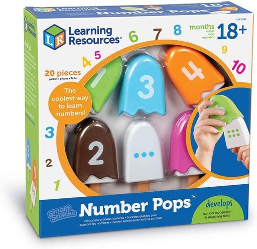 [LER7344] Juego de Aprendizaje Bocadillos Inteligentes Números Emergentes 18m+