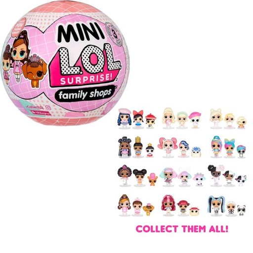 [MG588467] Muñeca L.O.L Mini Familia Shops  Displ/12 Serie3 8a+