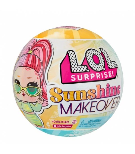 [MG589396] Muñeca L.O.L Sorpresa Cambia de Color con el Sol Displ/12 8a+