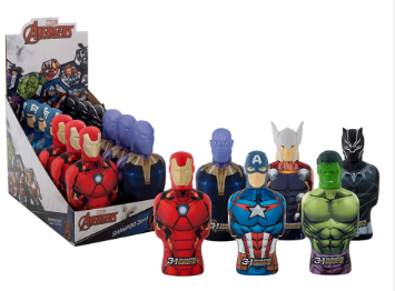 [NAKPO51599] Gelatti Shampoo Avengers 3en1 3D (C3). Marvel 350ml ( Surtido de 4 - Se Venden por Separado )