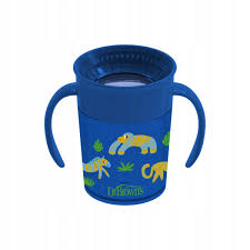 [DRTC71006] Dr. Browns - Vaso de Transición 360 con Asas 7 oz Azul con Dibujos