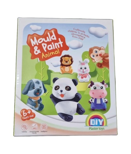 [WWZD2330] Figuras de Animales 3D Moldea y Pinta 6a+(449946)