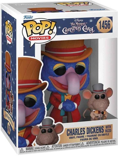 [FK72413] Figura Funko Pop! Disney The Muppet Christmas Carol (1456) Charles Dickens 3a+