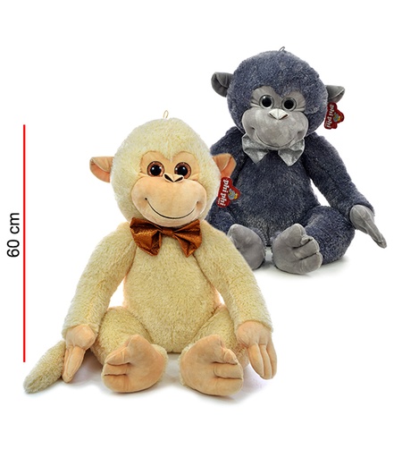 [PT4484] Peluche de Mono 60cm 2a+ ( Surtido de 2 Se venden por Separado )