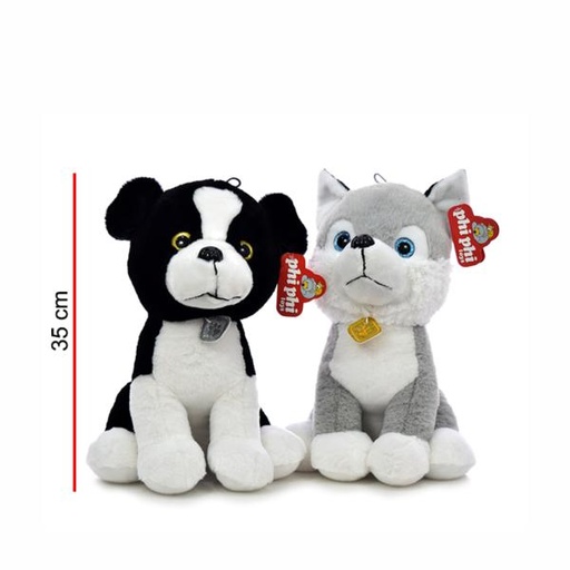 [PT4485] Peluche de Perro 35cm 2a+ ( Surtido de 3 Se venden por Separado )