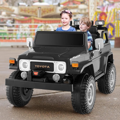 [PBS316N] Carro Montable Land Cruiser Negro 3a+ 12v