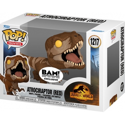 [FK55291] Figura Funko Pop! Jurassic World (1217) Atrociraptor ( Red) 3a+