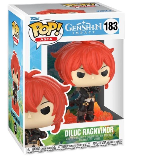 [FK80895] Figura Funko Pop! Genshin Impact (183) Diluc Ragnvindr 3a+