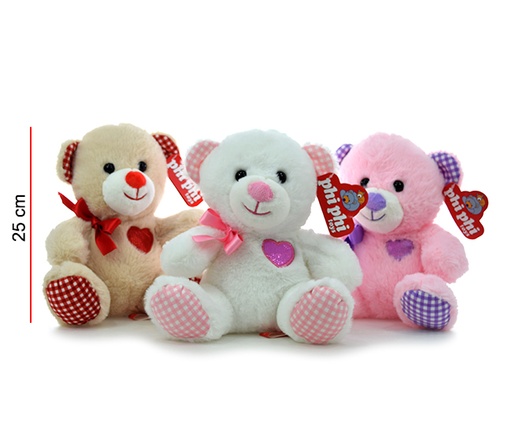 [PT8171] Peluche de Oso 24m+ ( Surtido de 3 Se venden por Separado )