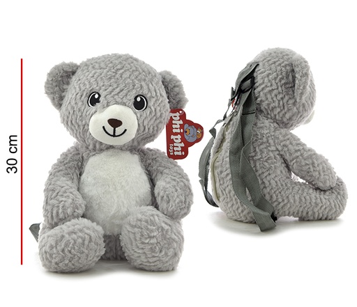 [PT8176] Mochila de Peluche de Oso 30cm 24m+