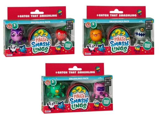 [BTSL2021] Figuras de Piñata Smashlings Set de 3 Roblox 3a+ ( Surtido de 12 Se Venden por separado )
