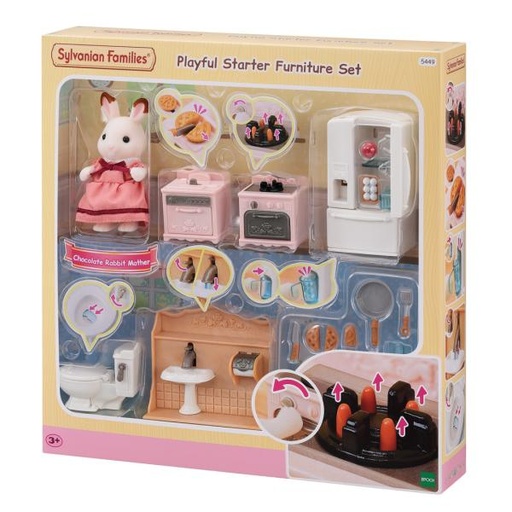 [EH05449] Familias Sylvanianas Juego de Muebles para Principiantes Lúdico 3a+ "Ternurines"