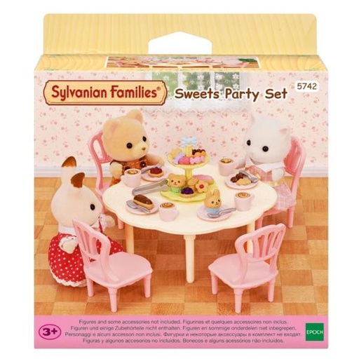 [EH05742] Familias Sylvanian Set de Fiesta de Dulces 3a+