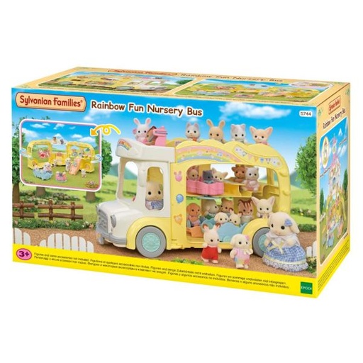 [EH05744] Familias Sylvanianas Autobus Guarderia Divertida del Arco Iris 3a+ " Ternurines " "Ternurines"