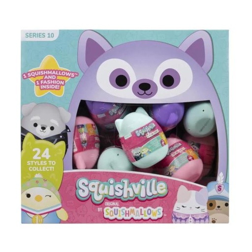 [JZSQM0055] Peluches Sorpresas Mini Squishmallows Con Accesorios 3a+ ( Surtido de 3 Se Venden por Separado )
