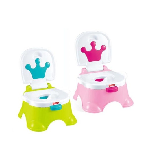 [AL00960] Baby Basics Inodoro Musical 2en1 Rosado y Verde 6m+ (68011)