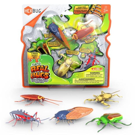 [HV4777676] Insectos Robóticos Reales Blister de 5 3a+