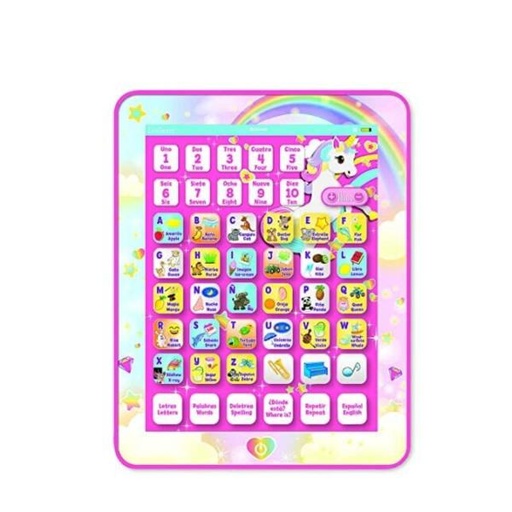 [LX08118] Tablet Educativa Bilingüe de Unicornio 3a+ (JCPAD002UNIi2)