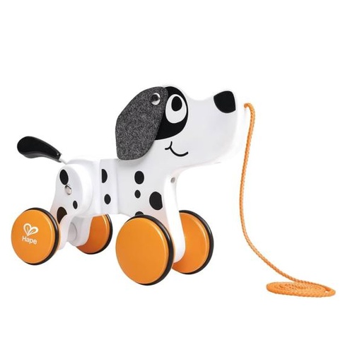 [HIE0368] Perro Dalmata de Madera para Jalar 1-3a