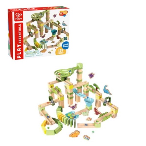 [HIE1112] Carreras de Canicas con Figuras de Dinosaurios 3-8a