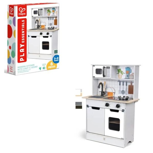 [HIE3213] Cocina de Madera con Luz y Sonido 3-8a