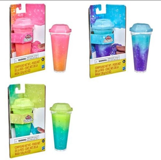 [HBF4701] Play-Doh - Slime Crystal Crunch 3a+ / Surtido de 4 / Se venden por separado